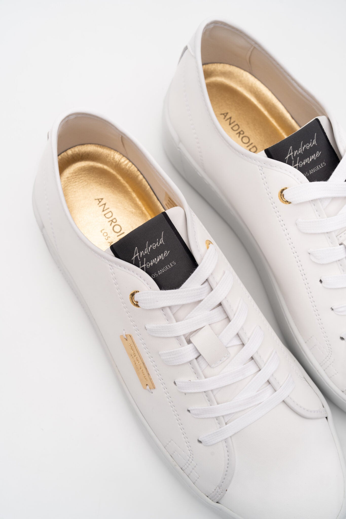 ANDROID HOMME SORRENTO ALL WHITE LEATHER SNEAKER