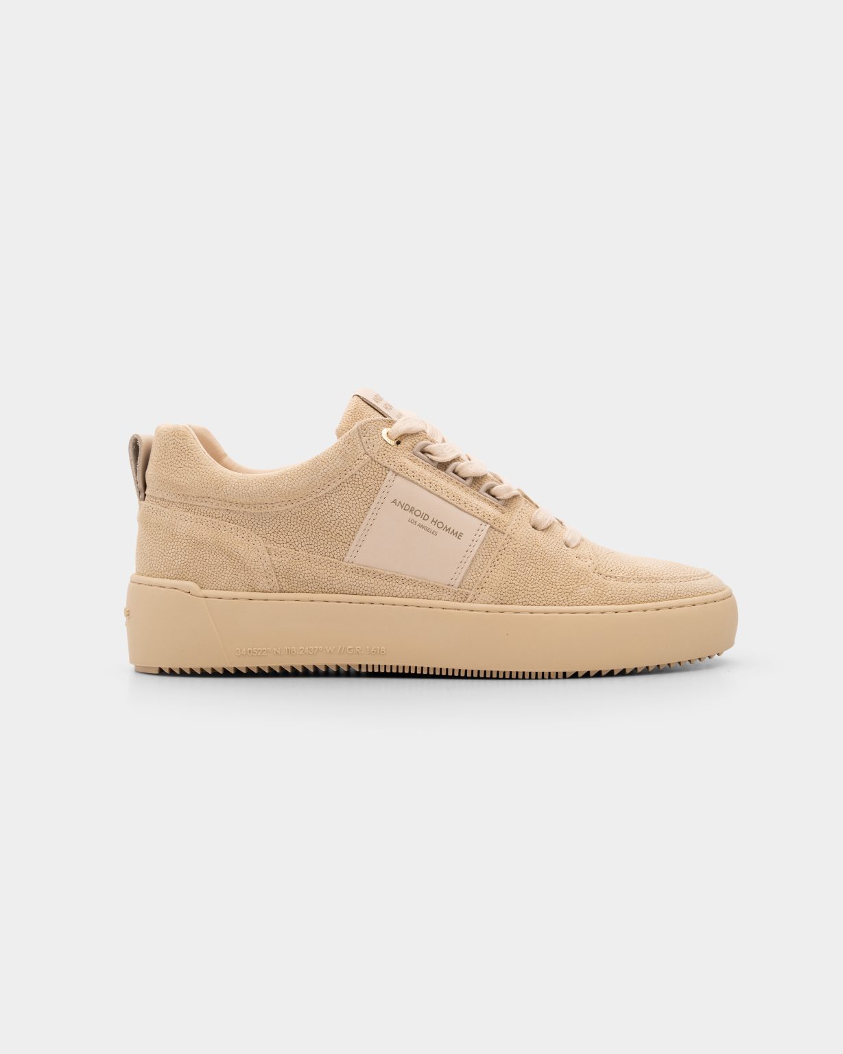 ANDROID MAN SNEAKER POINT DUME LOW SAND STINGRAY NUBUCK