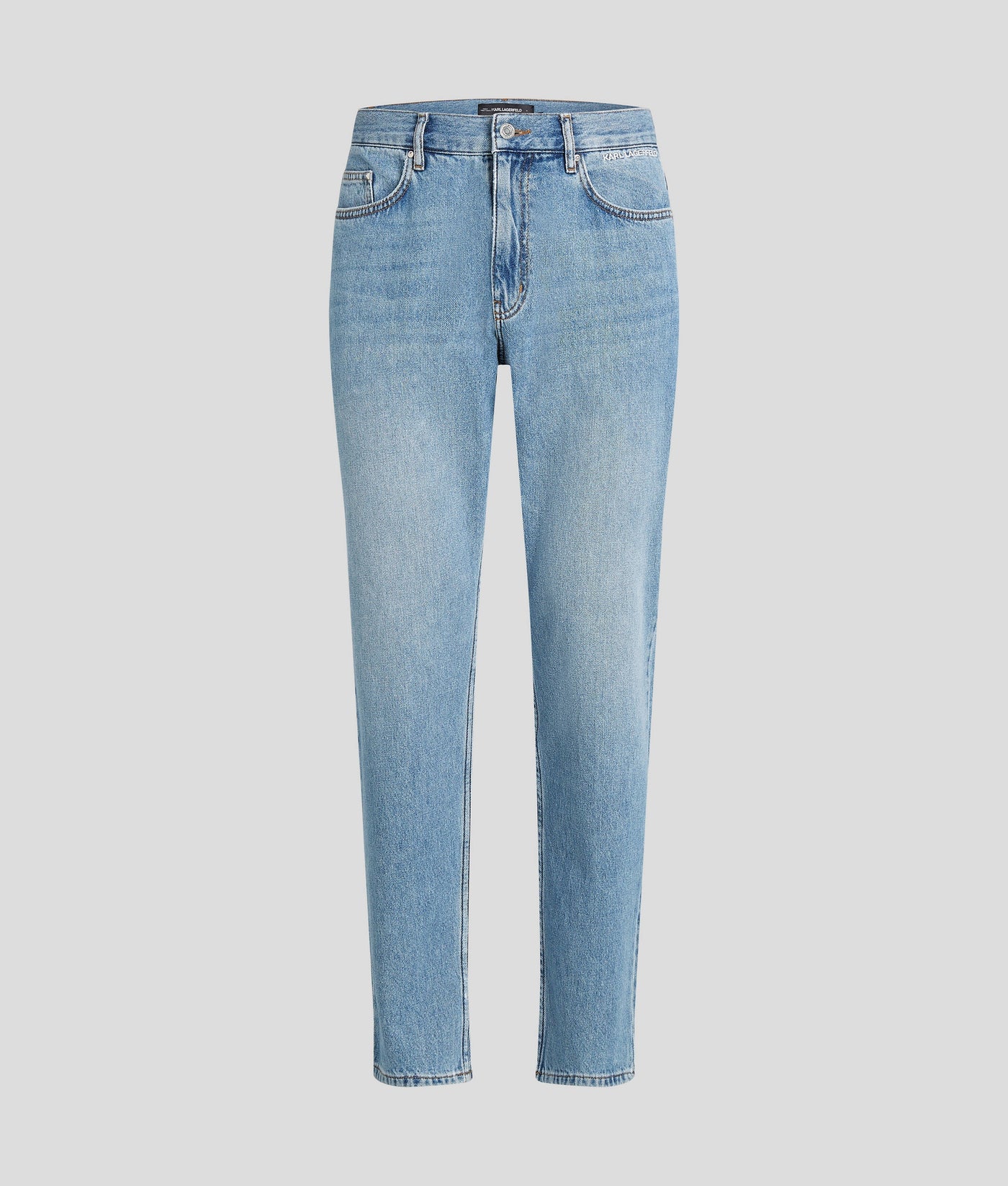 KARL LOGO TAPERED JEANS