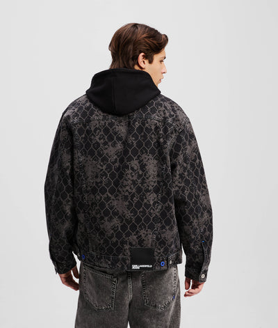 ALL-OVER PRINT DENIM JACKET