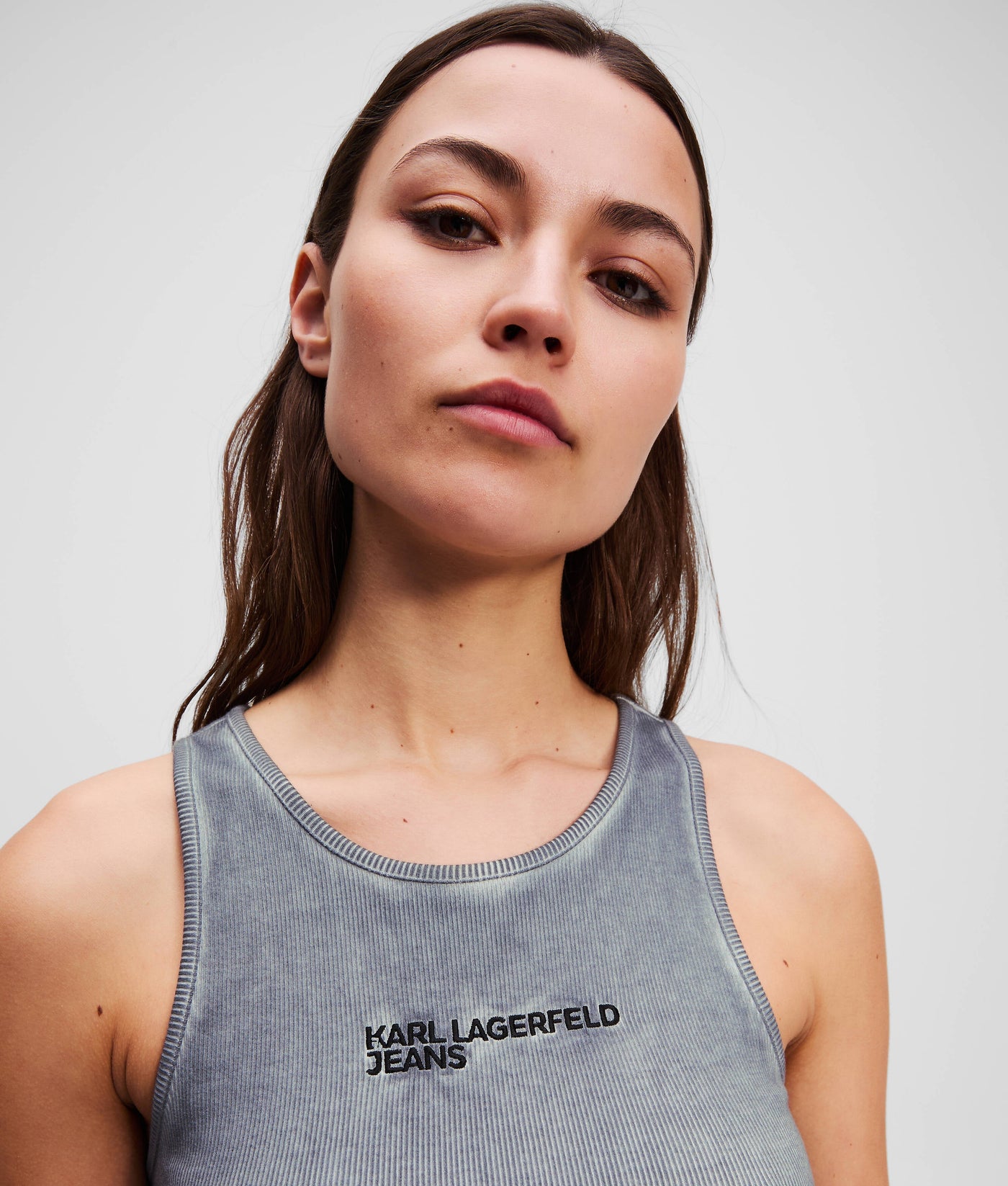 WASHED RIBBED TANK TOP