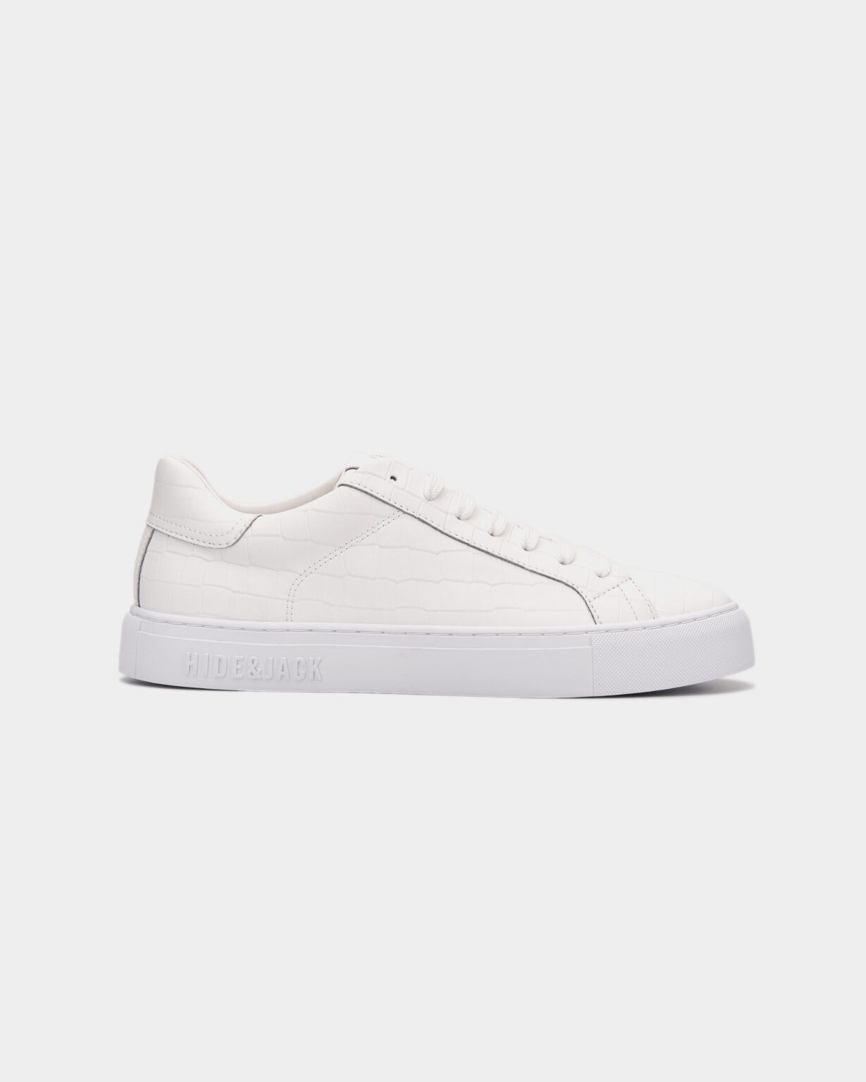 (CORE) HIDE & JACK MEN’S ESSENCE TUSCANY LOW TOP SNEAKER WHITE WHITE