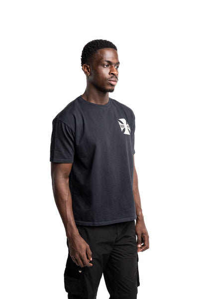 RHUDE MEN’S BOYS TEE VINTAGE BLACK