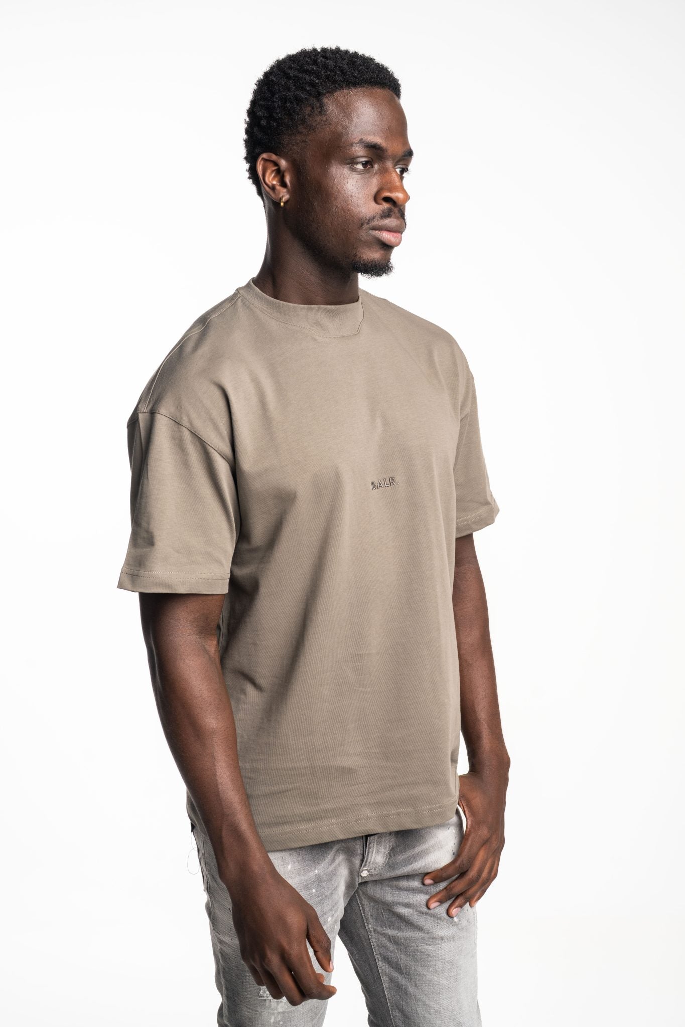 (CORE) BALR MEN’S LOGO BOX T SHIRT | B1112.1279-SMOKEY GREEN