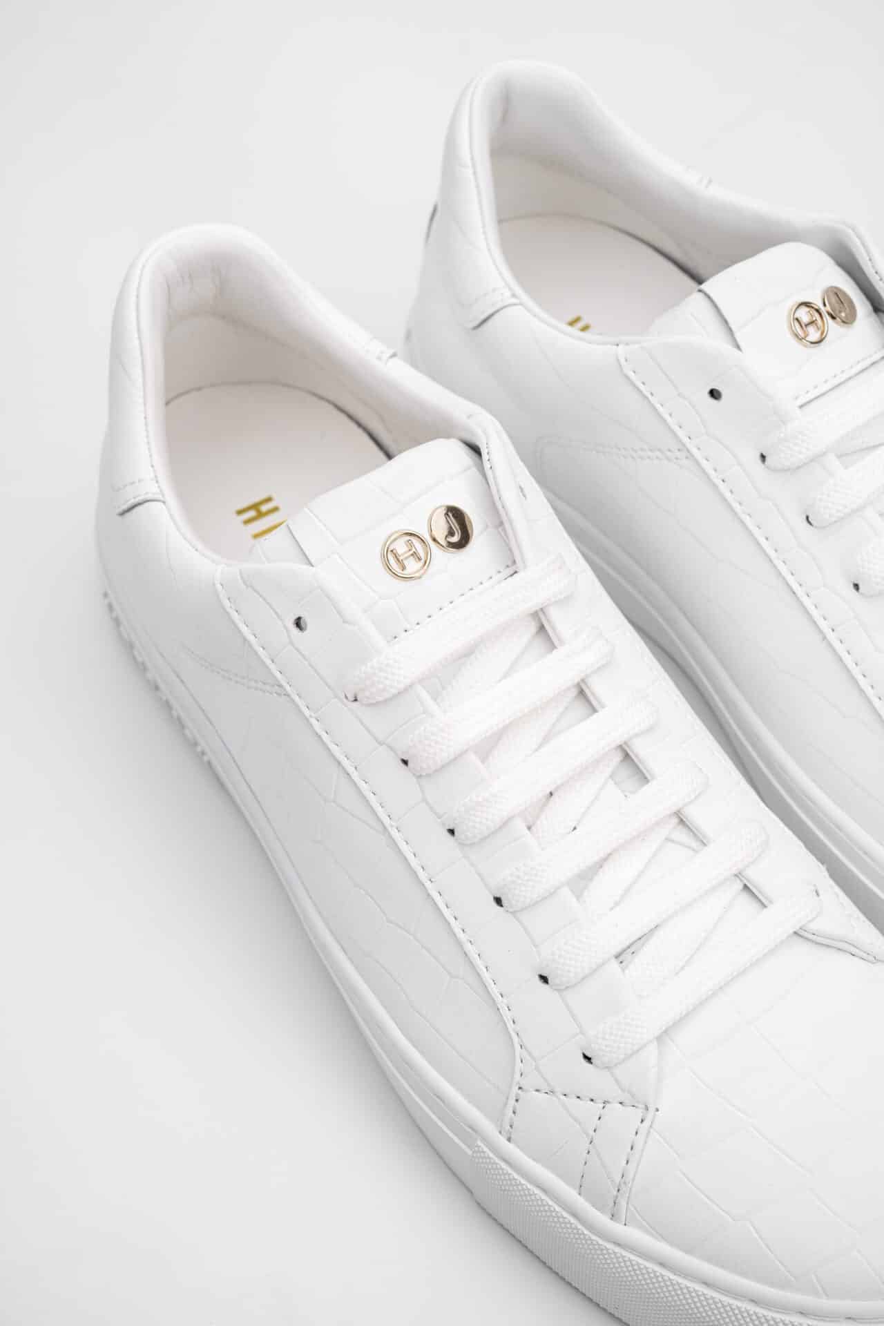 (CORE) HIDE & JACK MEN’S ESSENCE TUSCANY LOW TOP SNEAKER WHITE WHITE