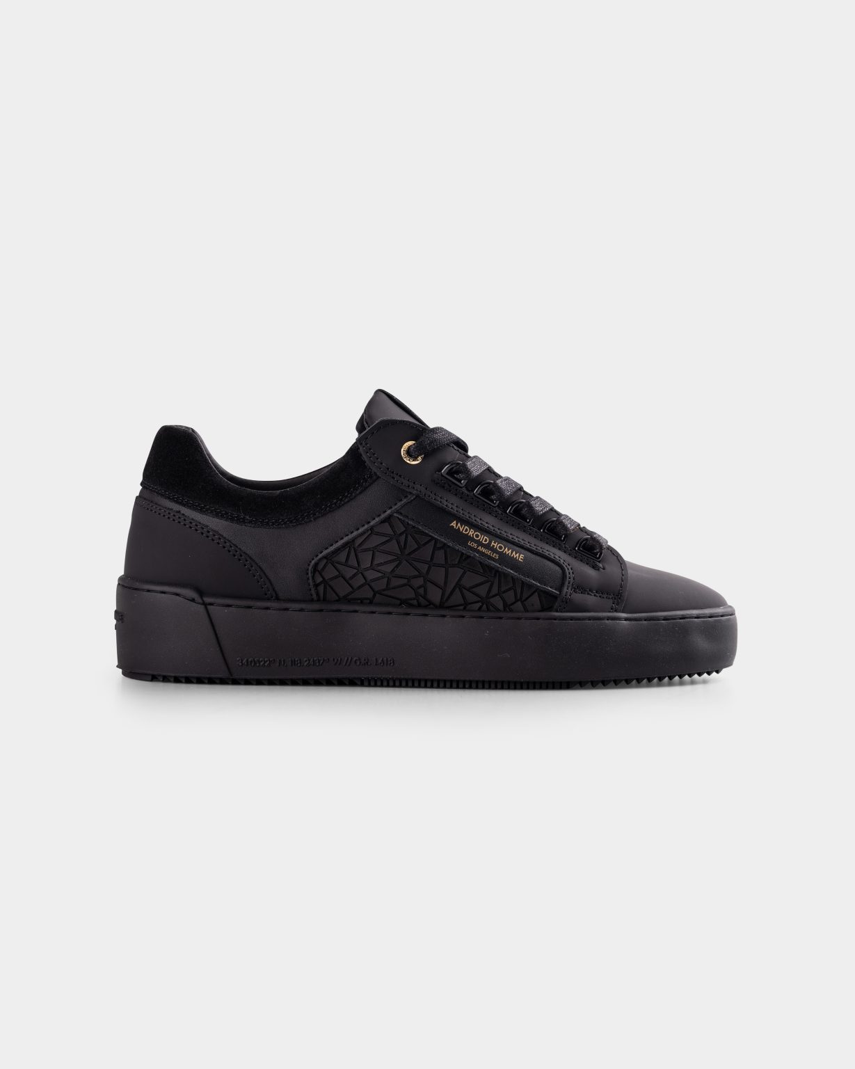 ANDROID MAN SNEAKER VENICE CORE BLACK RUBBER MOSAIC