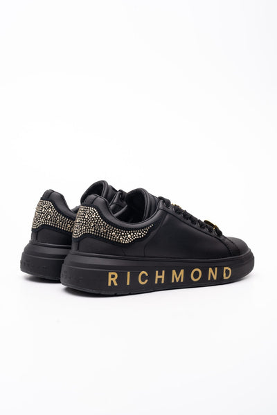 JOHN RICHMOND LADIES SHOES LEATHER BLACK
