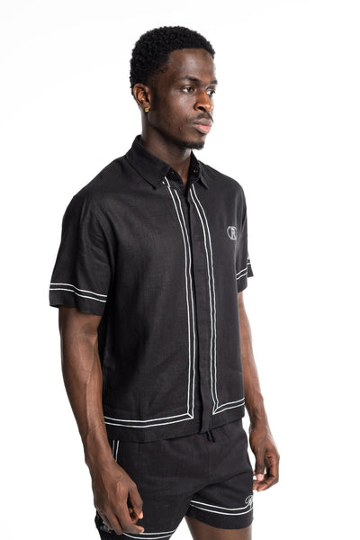 REPRESENT MEN’S BORDER SHIRT