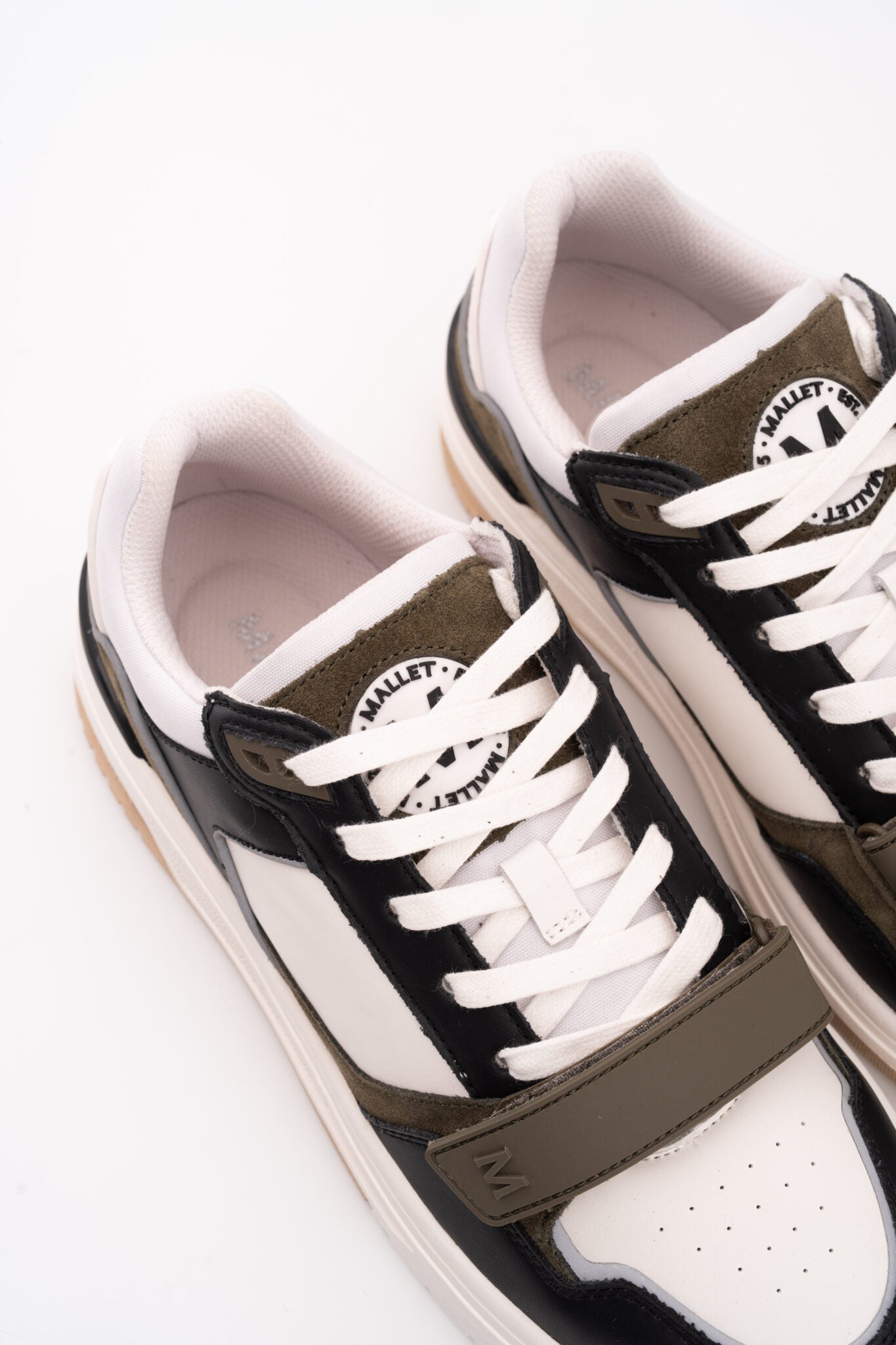 MALLET MEN’S CARLTON STRAP BLACK KHAKI SNEAKER