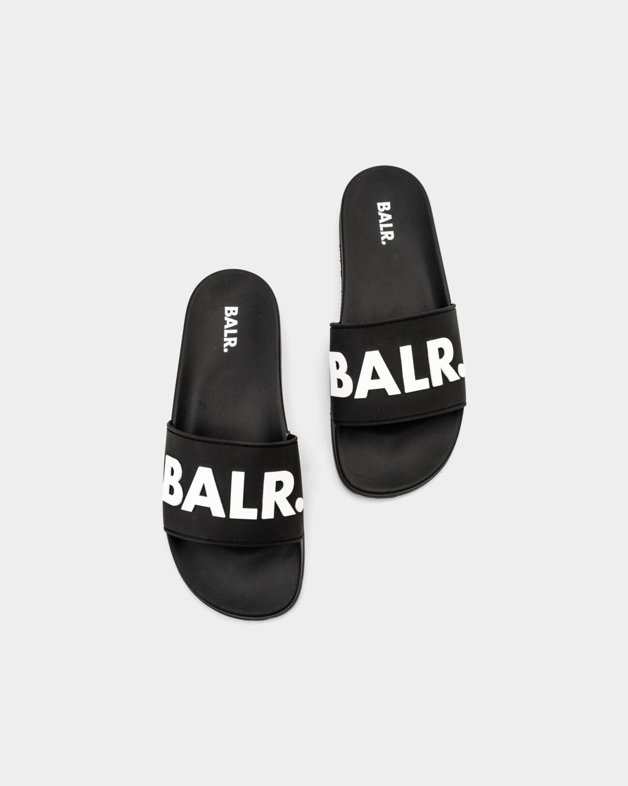 CORE) BALR MEN’S BEACH SLIDE B1520.1004 BLACK/WHITE
