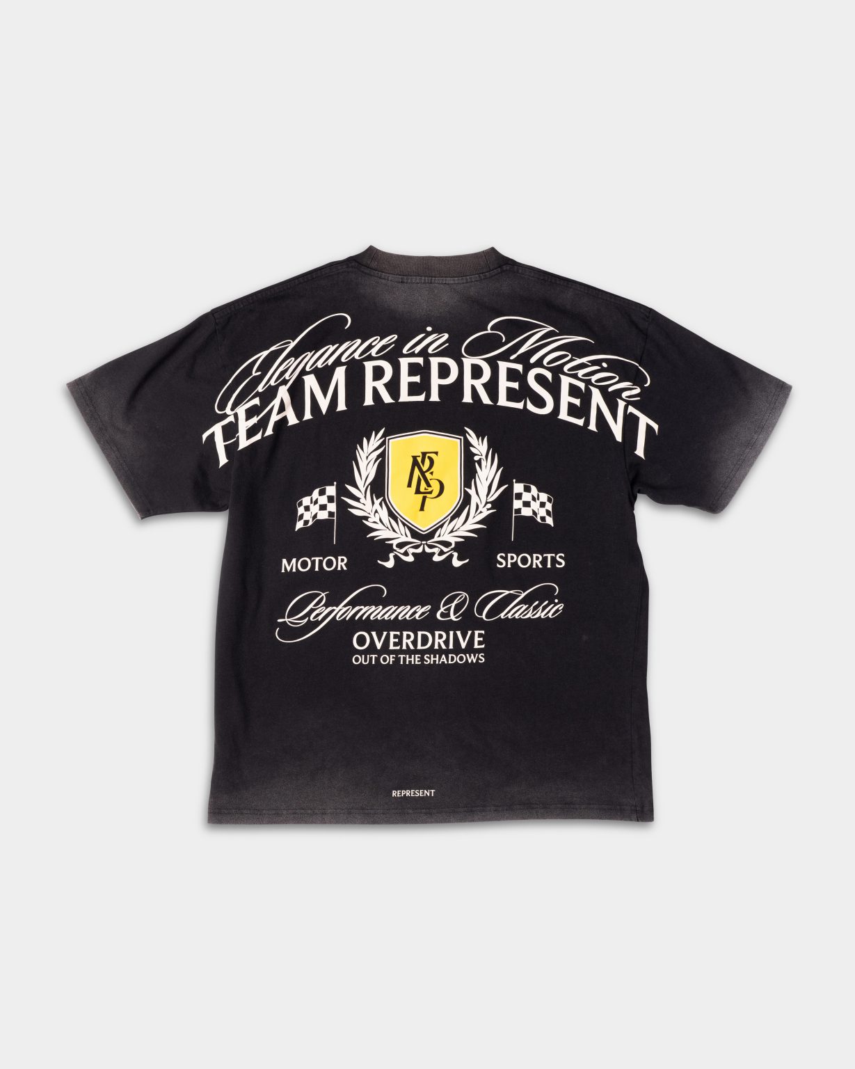 REPRESENT MEN’S CREST T SHIRT MLM41069-06 VINTAGE BLACK