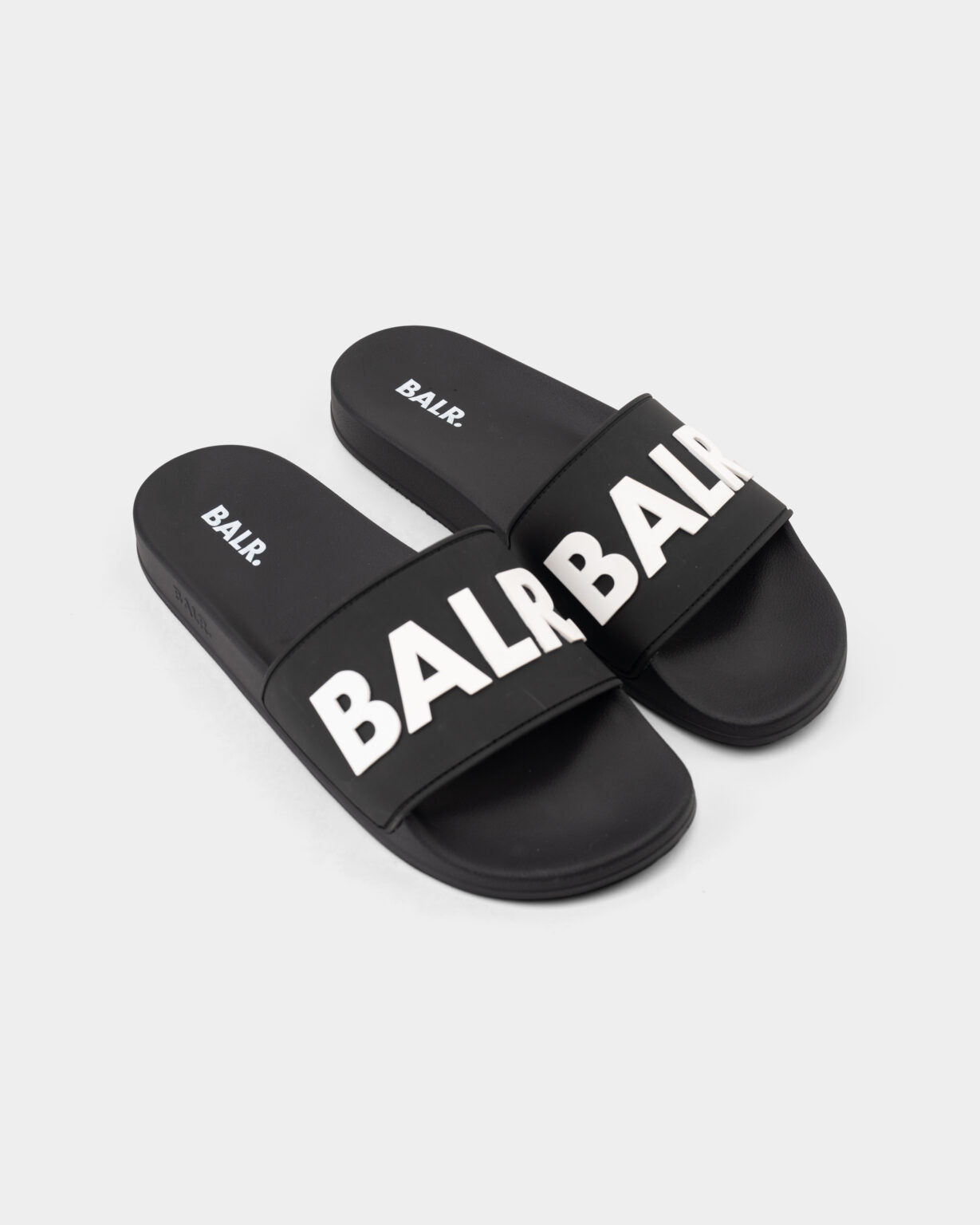 CORE) BALR MEN’S BEACH SLIDE B1520.1004 BLACK/WHITE