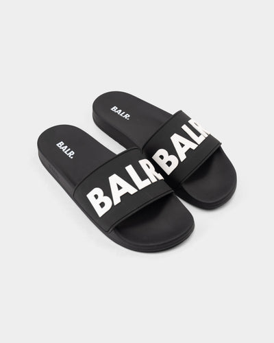 CORE) BALR MEN’S BEACH SLIDE B1520.1004 BLACK/WHITE