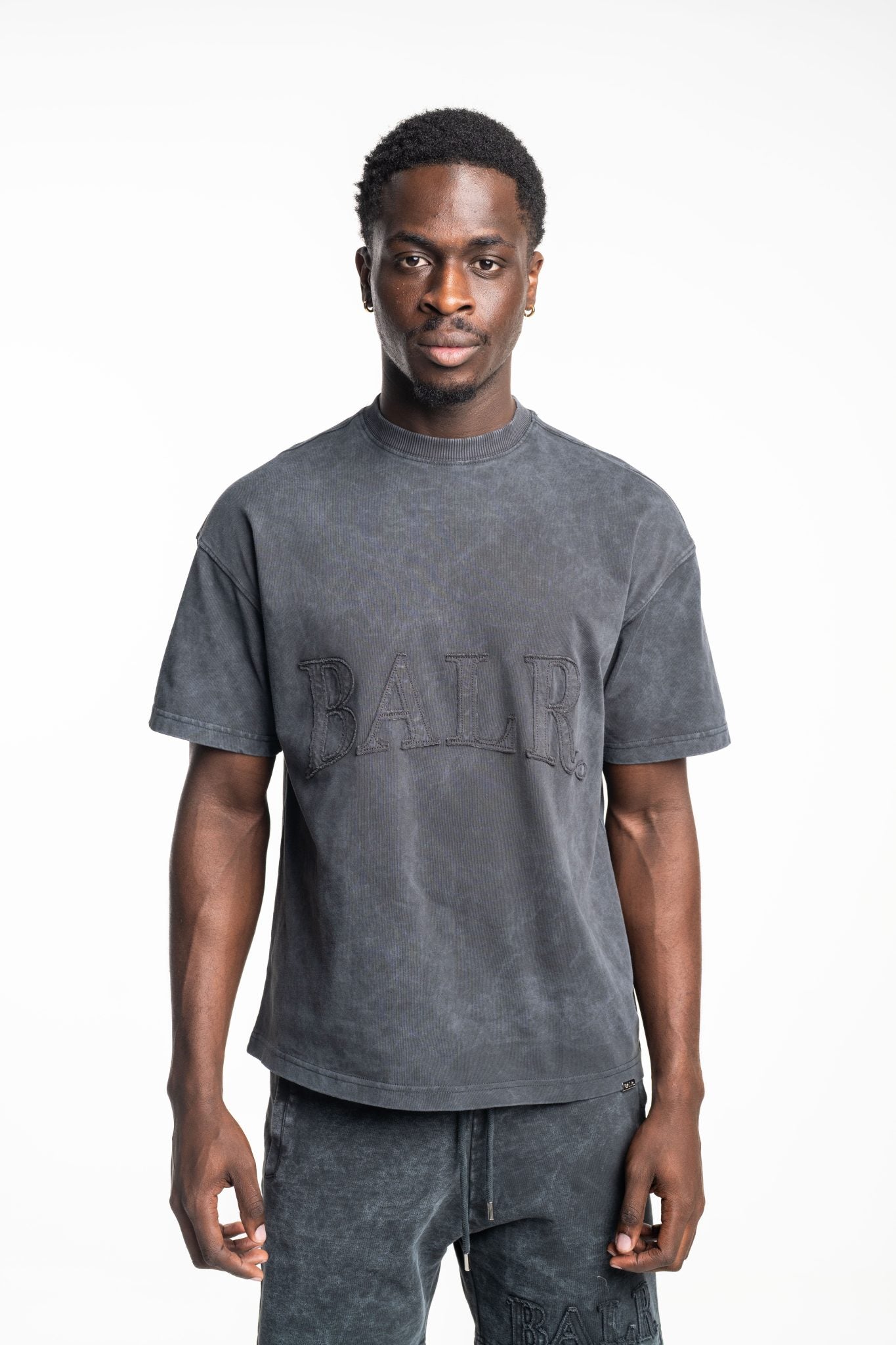 BALR MEN’S URBAN WASHED BOX T SHIRT | B1112.1284-VOLCANIC GREY