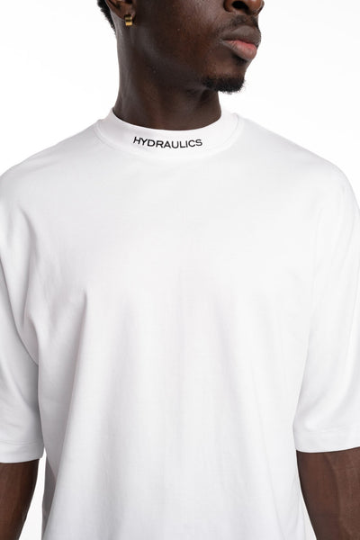 HYDRAULICS PERSPECTIVE SUPER OVERSIZED T-SHIRT WHITE