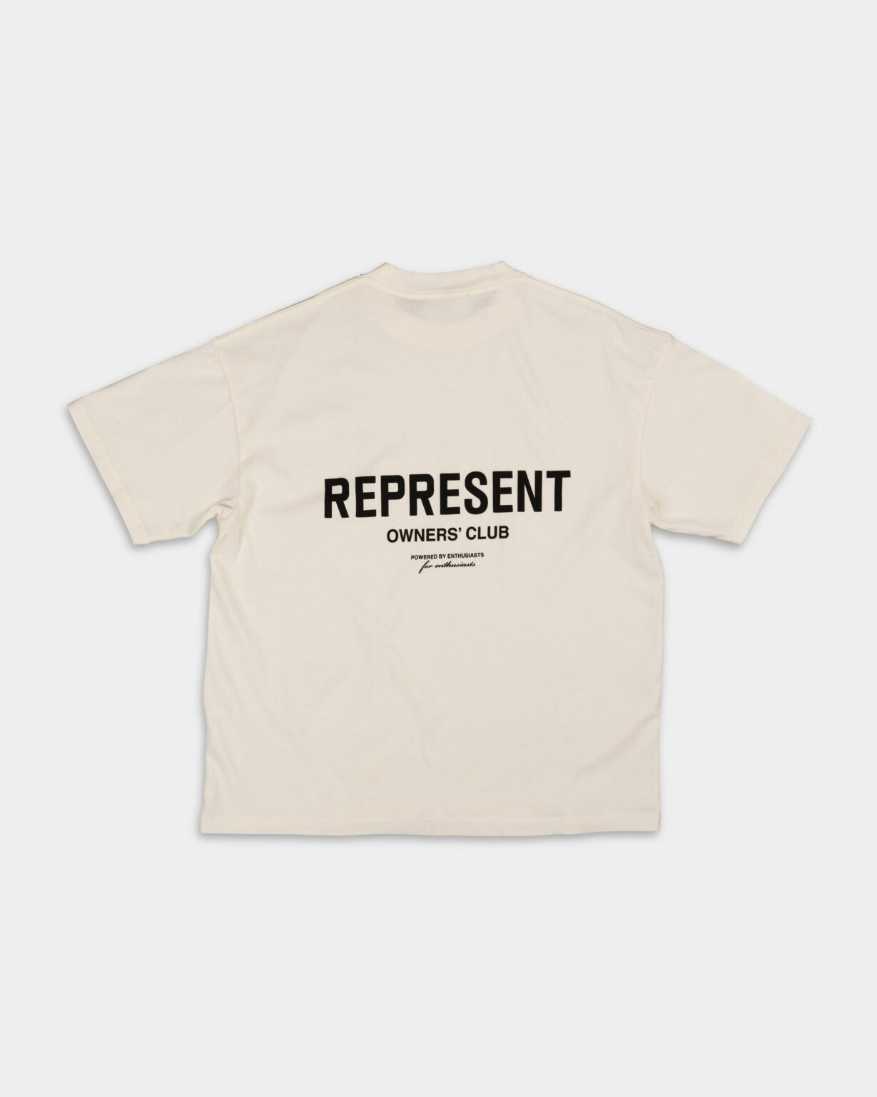 REPRESENT MEN’S OWNERS CLUB T SHIRT OCM41114-072 FLAT WHITE