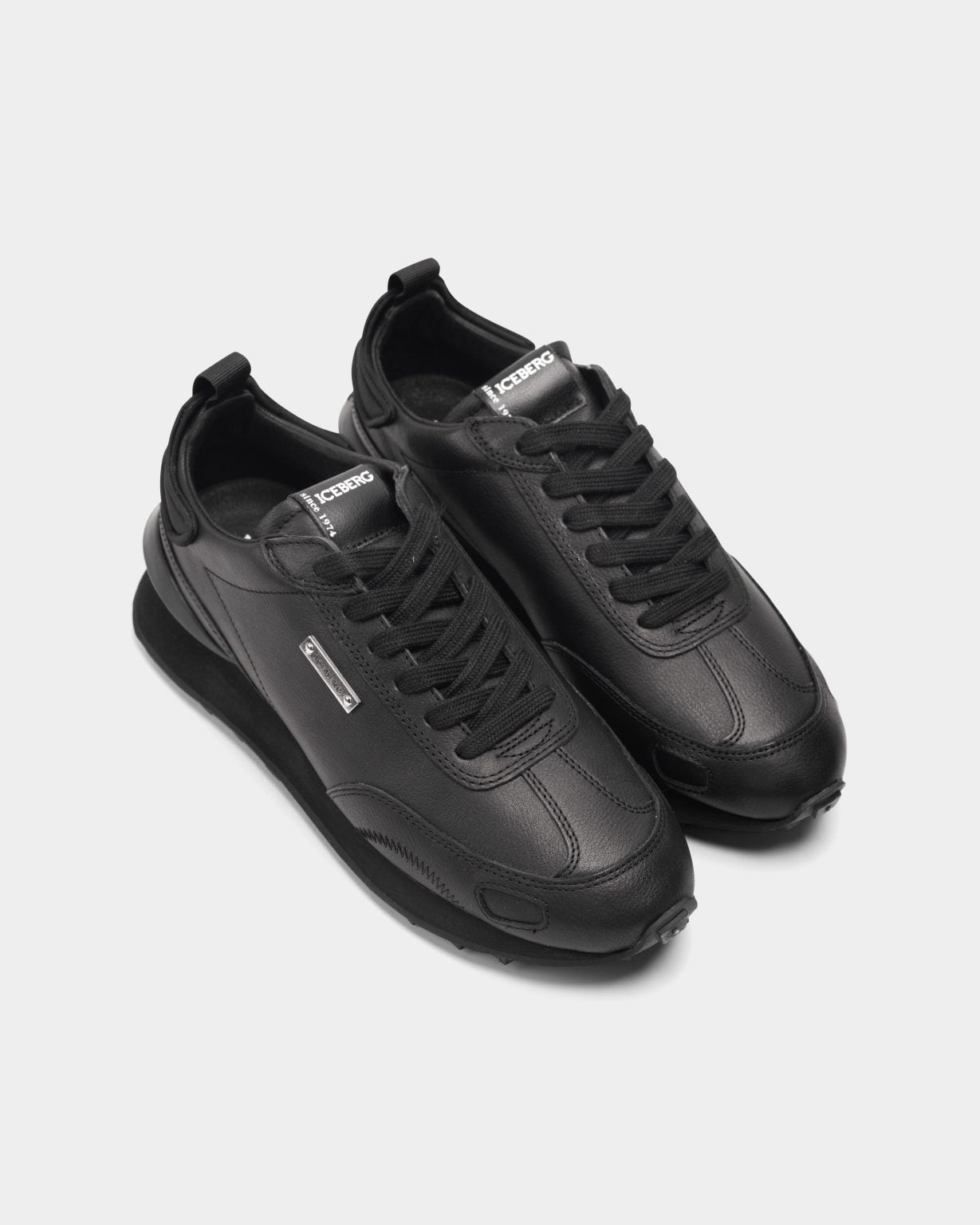 ICEBERG MEN’S BLACK SNEAKER