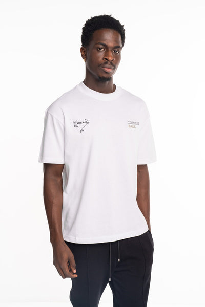 BALR MEN’S BALR. X HYDRAULICS BOX FIT T SHIRT TACTICS B1112.1327 BRIGHT WHITE