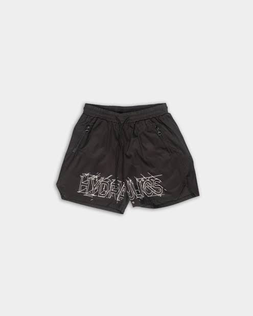 HYDRAULICS PERSPECTIVE SKETCH SHORTS BLACK
