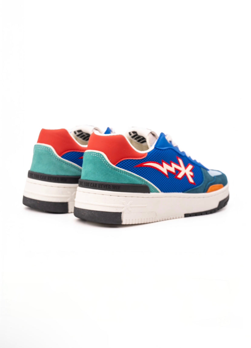 JR MEN’S SNEAKERS SUEDE LIGHT PETROL 27314 CP A