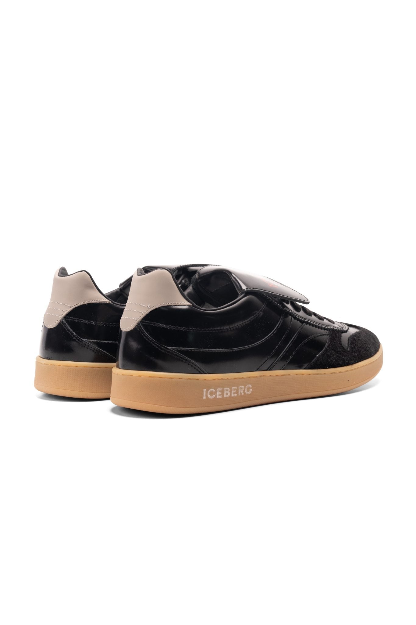 ICEBERG MEN’S BLACK SNEAKER