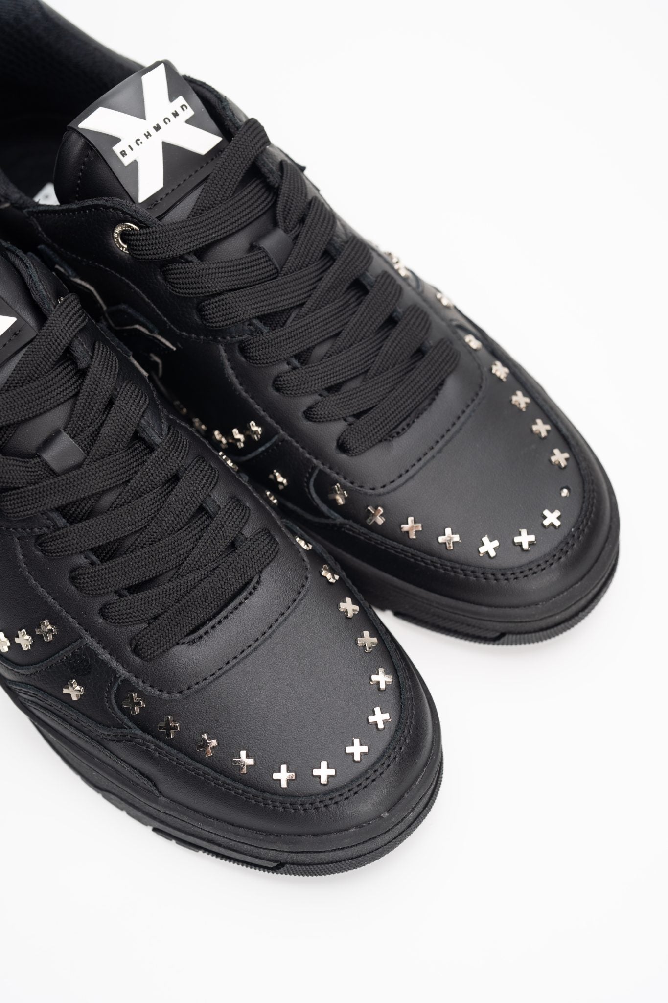 JOHN RICHMOND MEN’S SHOES LEATHER BLACK