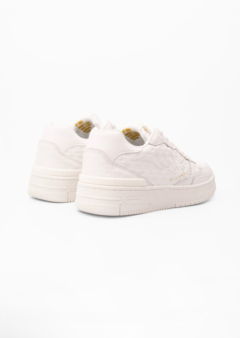 JR MEN’S SNEAKERS LEATHER WHITE/ NEW 27319 CP A