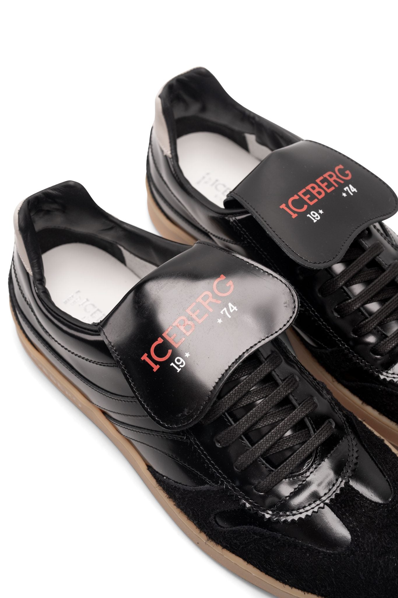 ICEBERG MEN’S BLACK SNEAKER