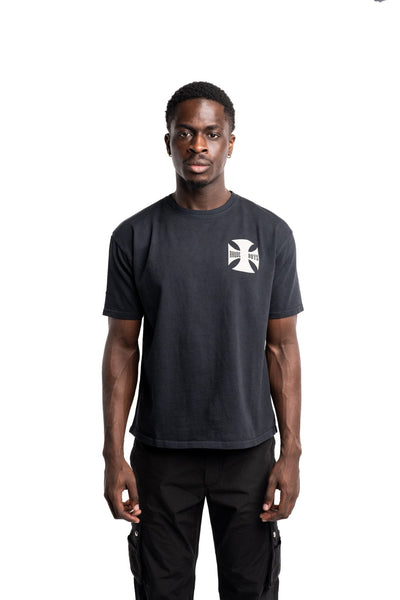RHUDE MEN’S BOYS TEE VINTAGE BLACK