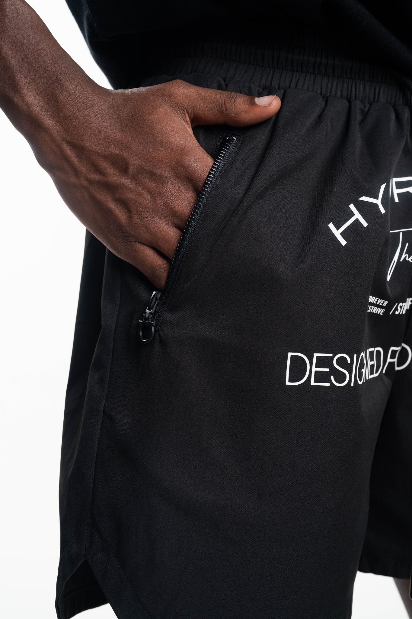 HYDRAULICS DESIGNED FOR WINNERS SHORTS BLACK