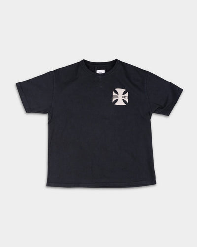 RHUDE MEN’S BOYS TEE VINTAGE BLACK