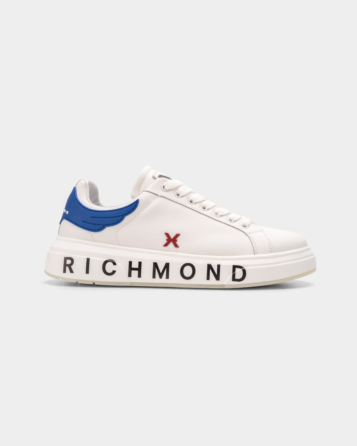 JOHN RICHMOND MEN’S SHOES LEATHER WHITE/BLUETTE