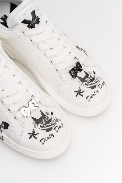 JOHN RICHMOND MEN’S SHOES LEATHER WHITE