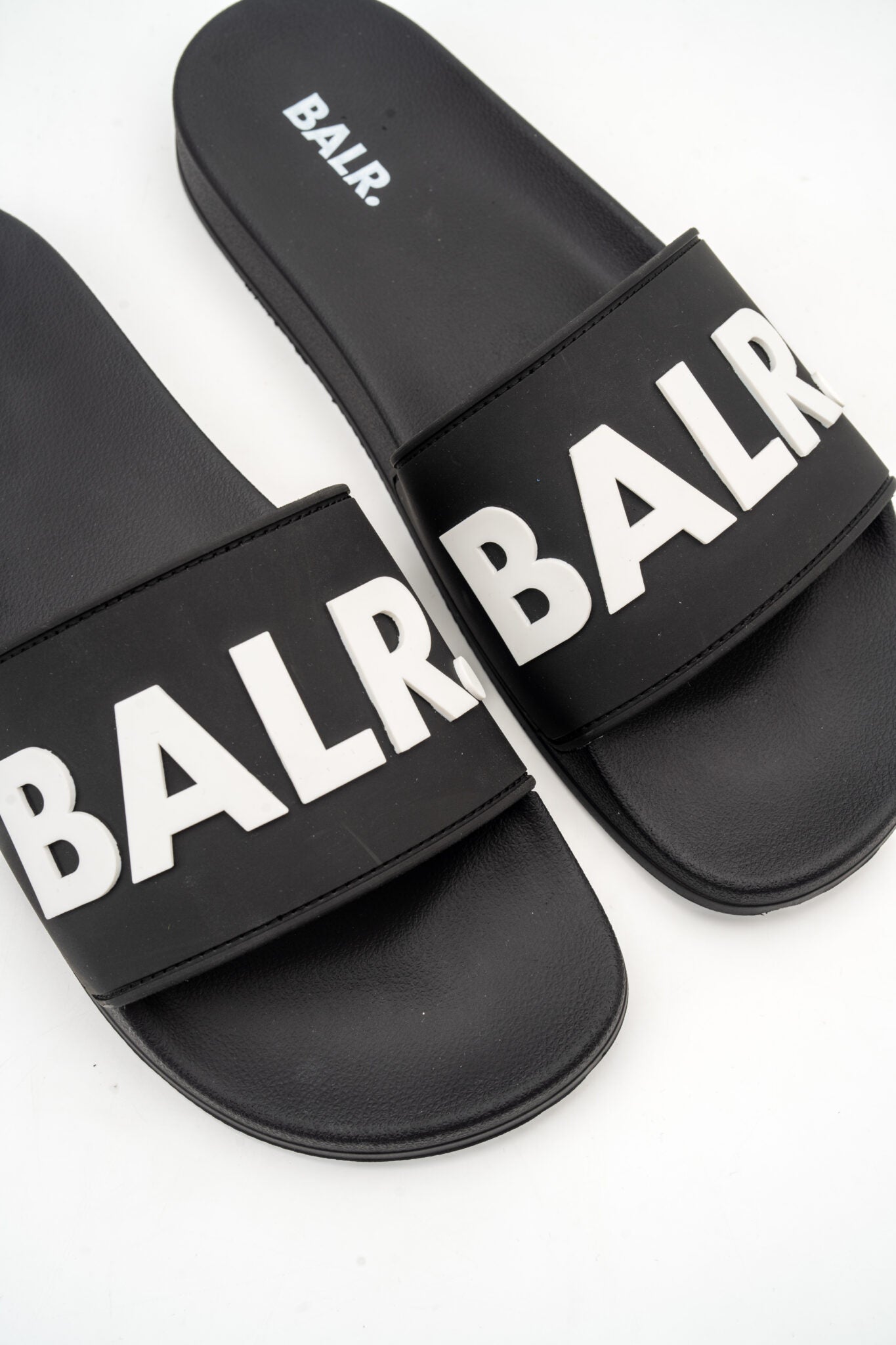 CORE) BALR MEN’S BEACH SLIDE B1520.1004 BLACK/WHITE