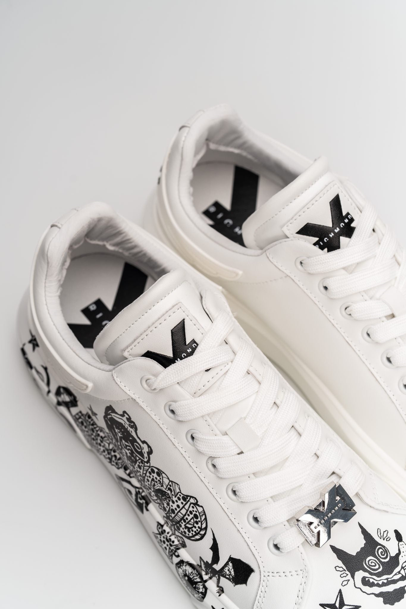 JOHN RICHMOND MEN’S SHOES LEATHER WHITE