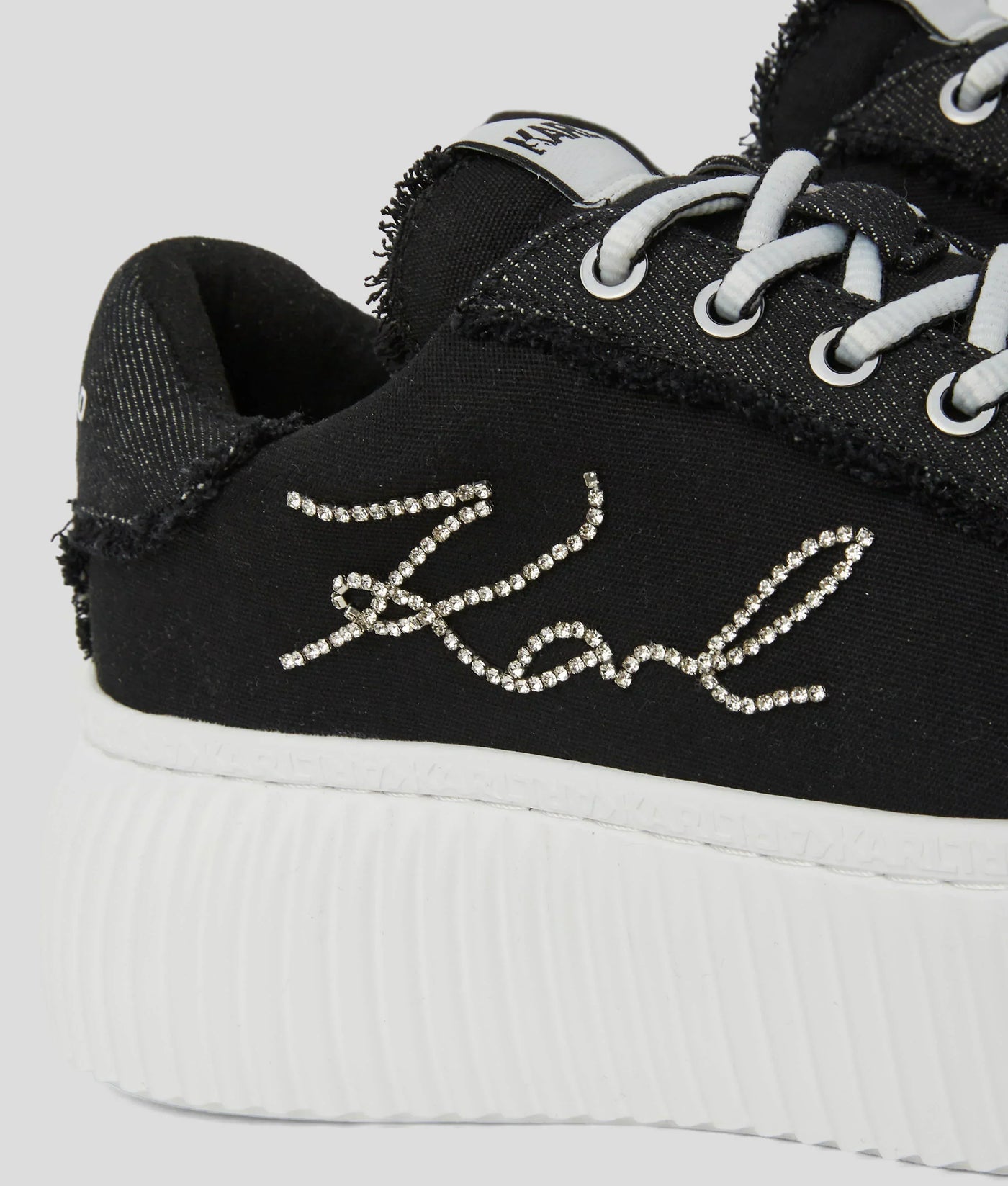 KARL SIGNATURE KREEPER DENIM SNEAKERS