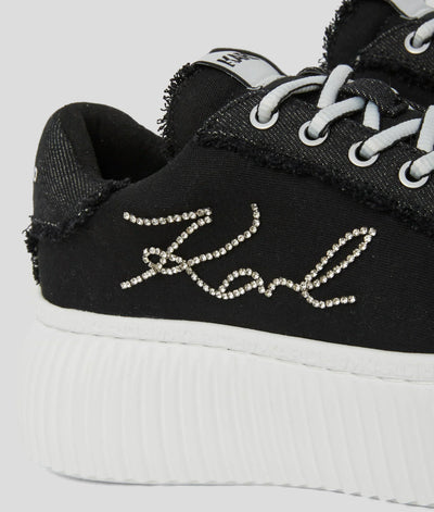 KARL SIGNATURE KREEPER DENIM SNEAKERS
