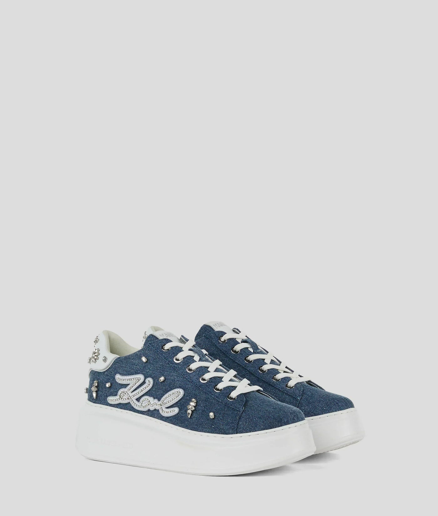 KARL SIGNATURE ANAKAPRI FLORASTONE PATCH SNEAKERS