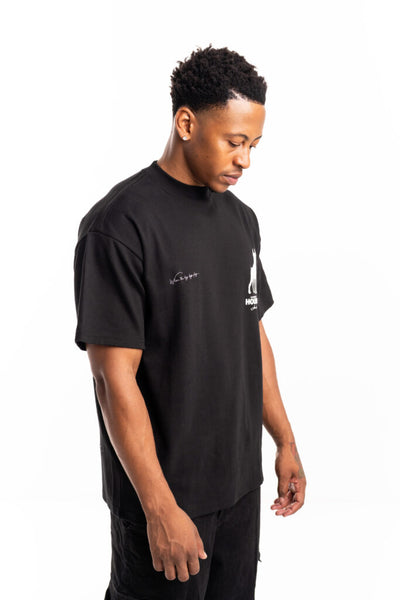 Hydraulics Oversized Hounds Dobermann tee black AW25OST Hounds Black