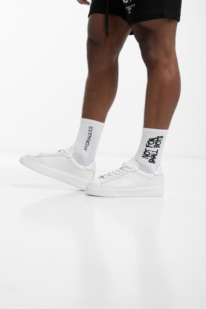 Hydraulics Not For Small Boys Men’s Socks White