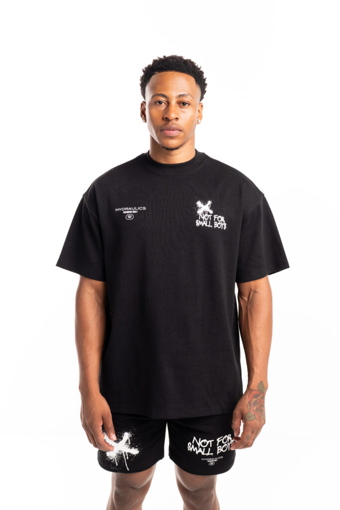 Hydraulics oversized not for Small Boys V2 tee black AW25OSFIT NFSB Black
