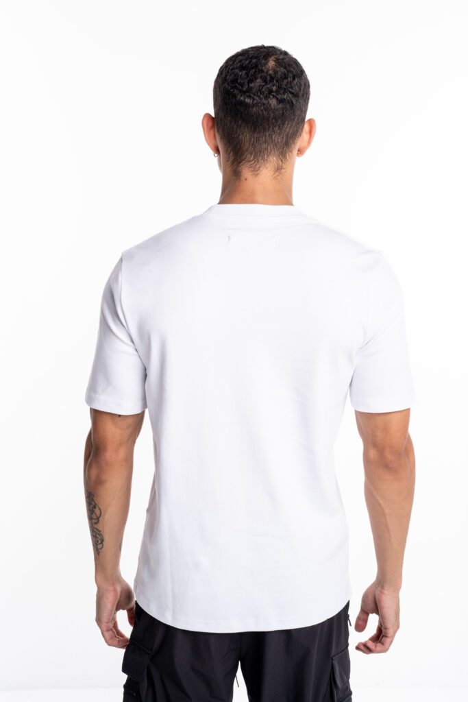 Hydraulics regular tonal 3D embroidered logo tee white AW25RGFIT White
