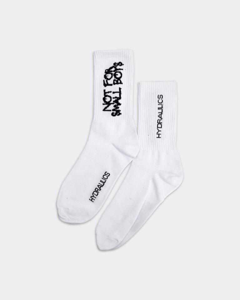Hydraulics Not For Small Boys Men’s Socks White