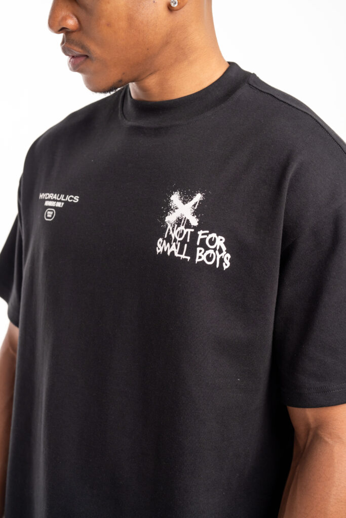 Hydraulics oversized not for Small Boys V2 tee black AW25OSFIT NFSB Black