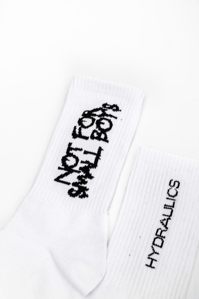 Hydraulics Not For Small Boys Men’s Socks White