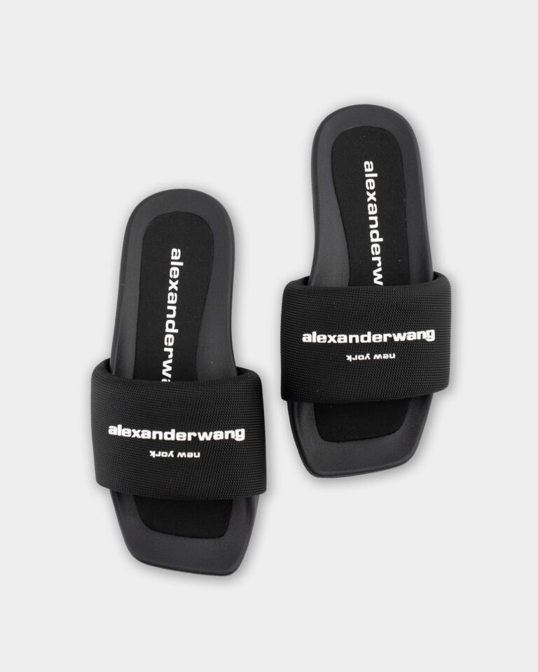 (Core) Alexander Wang Aw Pool Slide Black Nylon 30221S059 001